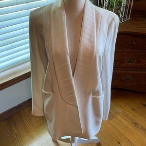 Mango White Blazer